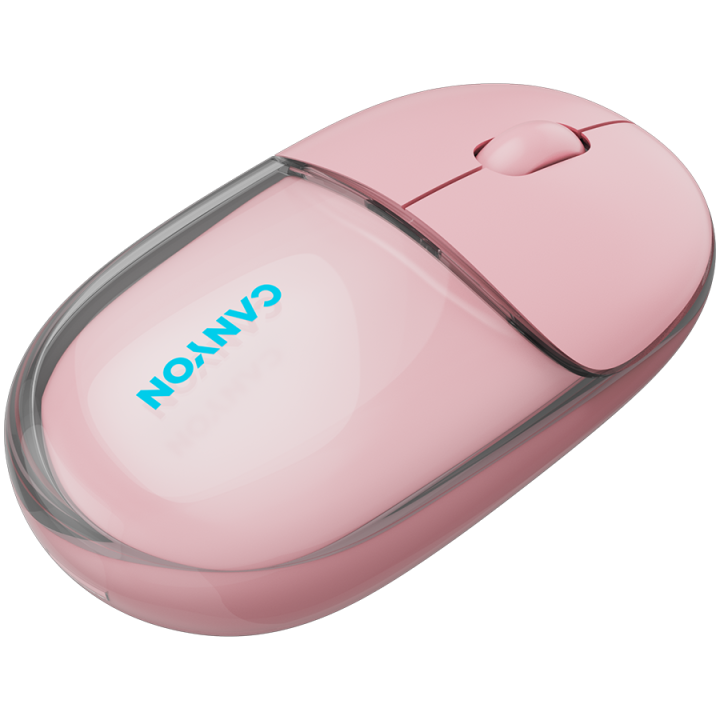 CANYON mouse OnClick 24 BT/ Wireless Transparent/Pink