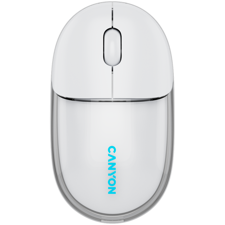 CANYON mouse OnClick 24 BT/ Wireless Transparent/White