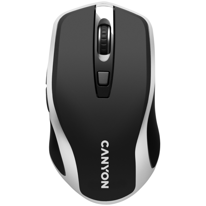 CANYON MW-19, 2.4GHz Wireless Rechargeable Mouse with Pixart sensor, 6keys, Silent switch for right/left keys,Add NTCDPI: 800/12