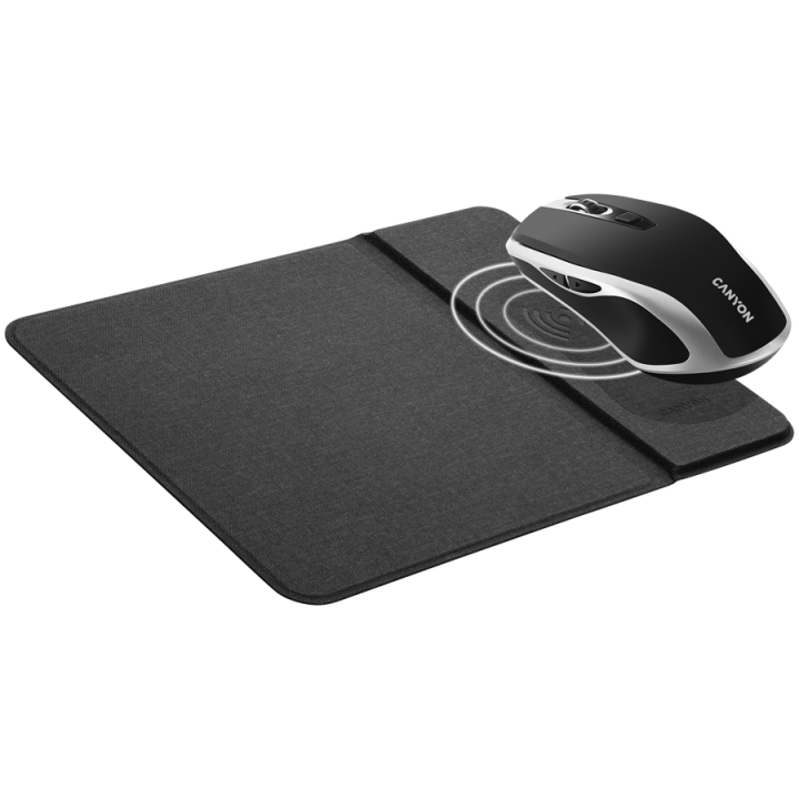 CANYON MW-19, 2.4GHz Wireless Rechargeable Mouse with Pixart sensor, 6keys, Silent switch for right/left keys,Add NTCDPI: 800/12