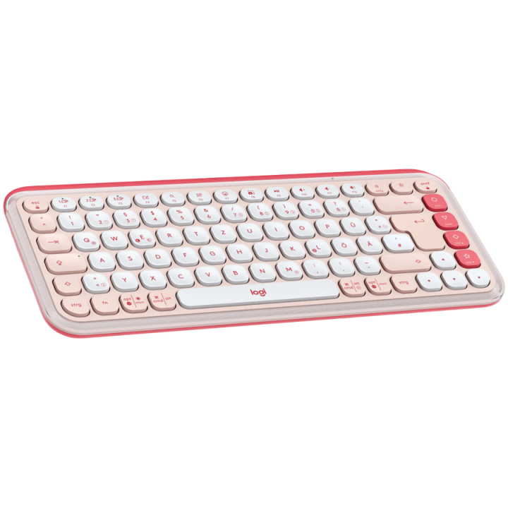 LOGITECH POP ICON COMBO - ROSE - US INT'L - BT - INTNL-973