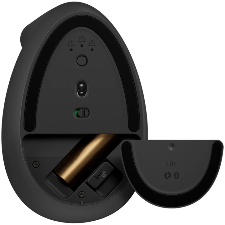 LOGITECH Lift Left Bluetooth Vertical Ergonomic Mouse - GRAPHITE/BLACK