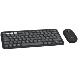 LOGITECH Pebble 2 for MAC Bluetooth Keyboard Combo - TONAL GRAPHITE - US INT'L