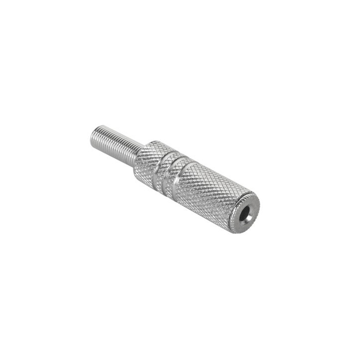 MUFA JACK 3.5MM MAMA STEREO METAL PE CABLU