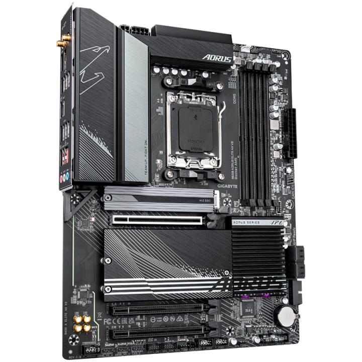 GIGABYTE MB B650 AORUS ELITE AX V2 (AM5, 4x DDR5, 1x PCI-E 4.0 x16x16, 2x PCI-E 3.0 x16x1, 3x M.2, 4x SATA, 1xHDMI, 1xDP, WiFI 6