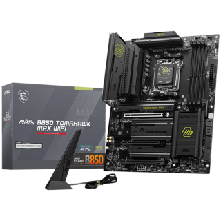 MSI MAG B850 TOMAHAWK MAX WIFI, ATX, Socket AM5, 4x DDR5 Dual Channel DDR5 up to 8400(OC)MHz, 3x PCIe 3.0 x16 slot, 4x M.2 slot,