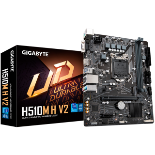 GIGABYTE Mainboard Desktop H510M H V2 (LGA1200, H470 Chipset, 2 x DDR4, 1xHDMI, 1xD-Sub, GLAN, 1xPCIe x16 3.0, 1xPCIes x1 3.0, 1
