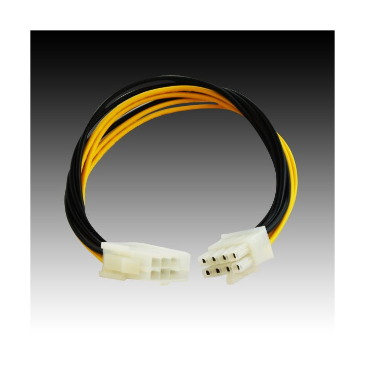 SUPERMICRO 12V Power Connector Extension Cable, 8-pin to 8-pin, 20cm, Pb-free, Retail