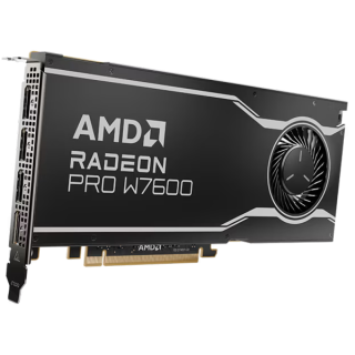 AMD GPU W7600 8GB GDDR6 128bit, 20Tflops, 4x DP 2.1, active fan, RDNA3