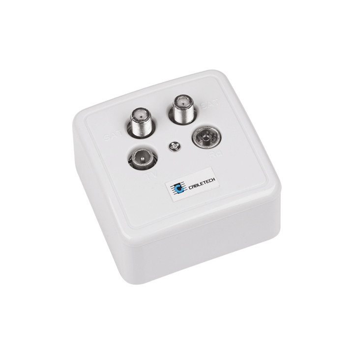 PRIZA RTV-SAT DUBLA CABLETECH