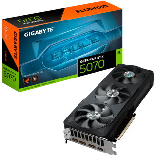GIGABYTE Video Card NVIDIA GeForce RTX 5070 EAGLE OC SFF 12G (12GB GDDR7/192bit, PCI-E 5.0, Recommended PSU 750W, 16Pin Power co