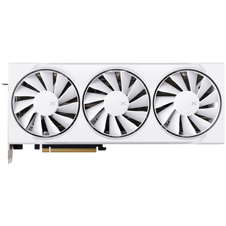 XFX Swift AMD Radeon RX 9070XT White Triple fan Gaming Edition with 16GB GDDR6 HDMI 3xDP, AMD RDNA 4