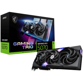 MSI - NVIDIA GeForce RTX 5070 12G GAMING TRIO OC 12GB GDDR7 PCI Express Gen 5 Graphics Card - Black