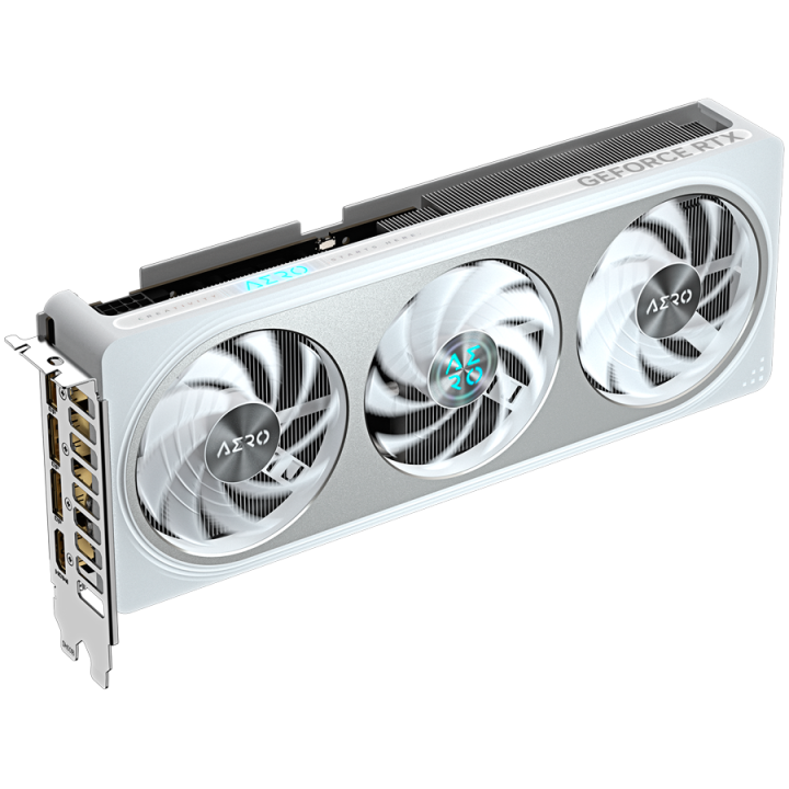 GIGABYTE Video Card NVIDIA GeForce RTX 5060 AERO OC 8G (8GB GDDR7/128bit, PCI-E 5.0, 1x 8Pin Power connector, Recommended PSU 45