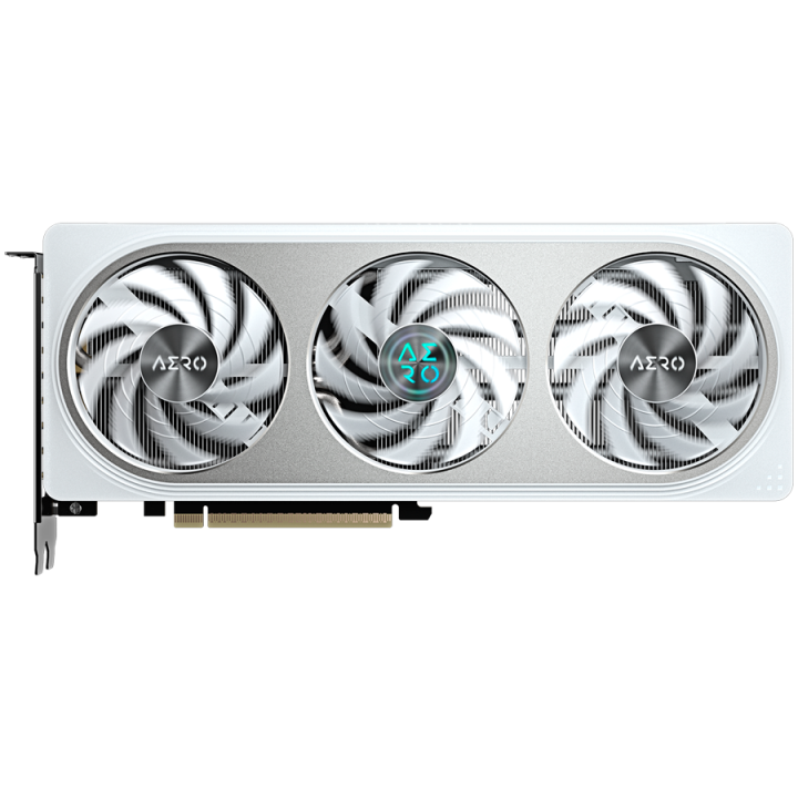 GIGABYTE Video Card NVIDIA GeForce RTX 5060 AERO OC 8G (8GB GDDR7/128bit, PCI-E 5.0, 1x 8Pin Power connector, Recommended PSU 45