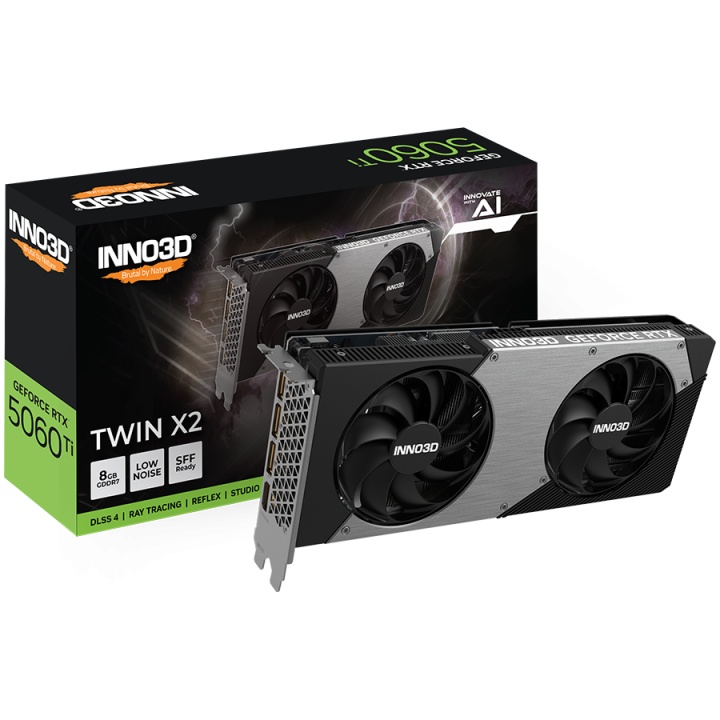 INNO3D GeForce RTX 5060 Ti Twin X2 OC 8GB GDDR7 128-bit 1x HDMI 3x DP