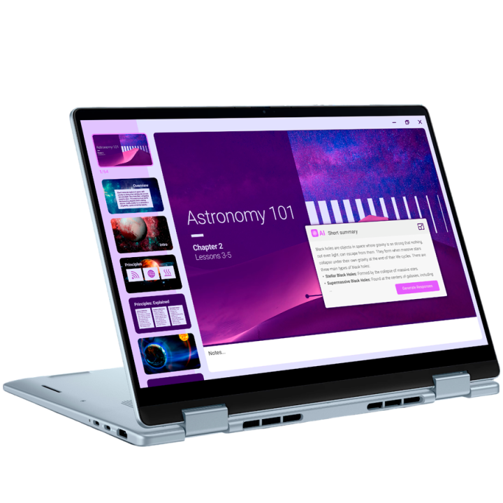 Dell 14 Plus 2in1,14.0" 16:10FHD+(1920x1200)Touch 300nits,Intel Core Ultra 7 256V(8cores/4.8GHz),16GB(onboard)8533MT/s,1TB(M.2)P