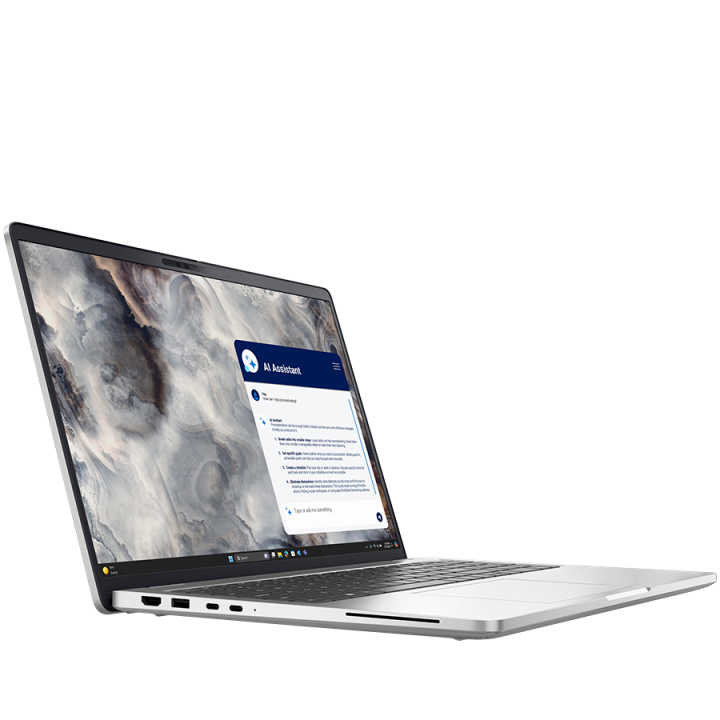 Dell Pro 16 Plus,16"FHD+(1920x1200)300nits 45% NTSC,Intel Core Ultra 7 255U(12 TOPS NPU 12cores/5.2GHz),16GB(1x16)5600MT/s,512GB