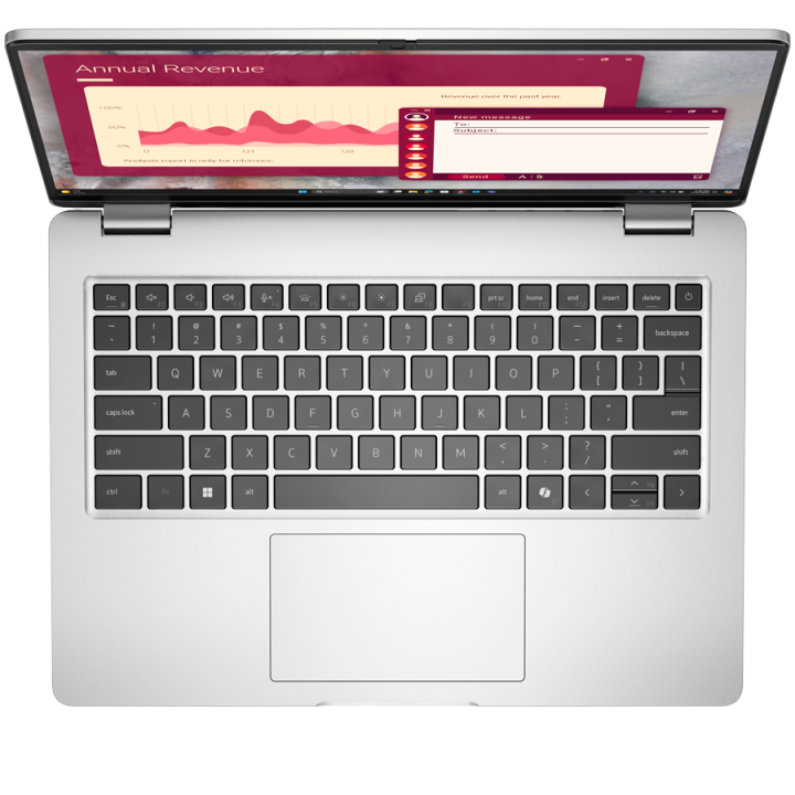 Dell Pro 14,14"FHD+(1920x1200)300nits 45% NTSC,Intel Core Ultra 7 255U(12 TOPS NPU 12cores/5.2GHz),16GB(1x16)5600MT/s,512GB SSD,