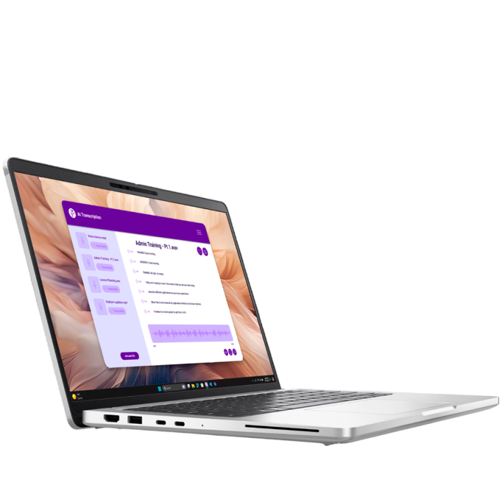 Dell Pro 14 Plus,14"FHD+(1920x1200)300nits 45% NTSC,Intel Core Ultra 5 235U(12 TOPS NPU 12cores/4.9GHz)vPro,16GB(1x16)5600MT/s,5