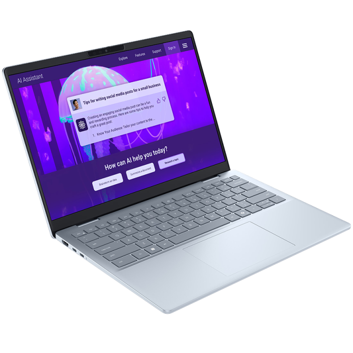 Dell 14 Plus,14" 16:10 2.5K(2560x1600)AG No-Touch 300nits,Intel Core Ultra 9 288V(48 TOPS NPU 8cores/5.1GHz),32GB 8533MT/s(onboa