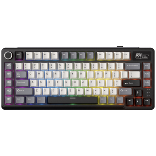 ROYAL KLUDGE RK L75 Knight Black Gaming Keyboard Cream switch