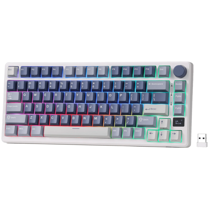 ROYAL KLUDGE RK-M75 Ocean Blue Gaming Keyboard Brown switch