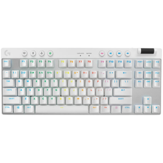 LOGITECH G PRO X TKL LIGHTSPEED Mechanical Gaming Keyboard - WHITE - US INT'L - TACTILE
