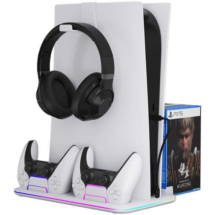 CANYON cooling stand CS-51 RGB PS5 Slim/DE Charge White