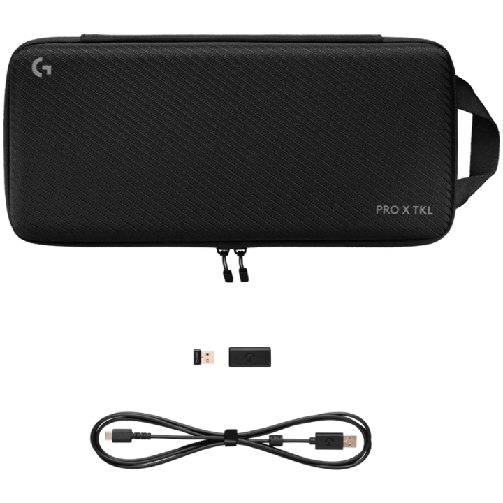 LOGITECH G PRO X TKL LIGHTSPEED Gaming Keyboard - BLACK - US INT'L - 2.4GHZ/BT - EMEA28i-935 - CLICKY