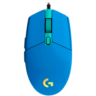LOGITECH G102 LIGHTSYNC Corded Gaming Mouse - BLUE - USB - EER