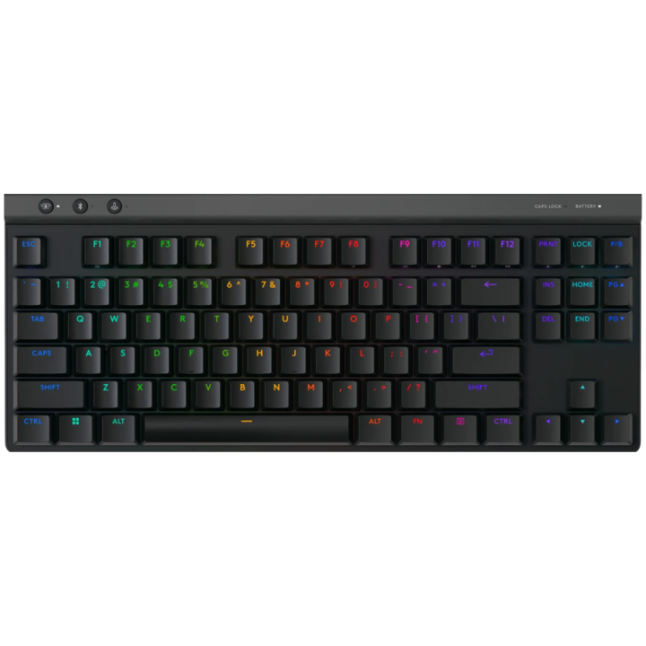 LOGITECH G515 TKL Gaming Keyboard - BLACK - US INT'L - 2.4GHZ/BT - EMEA28i-935 - TACTILE
