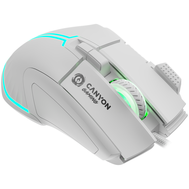 CANYON mouse Fortnax GM-636 RGB 9buttons Wired White