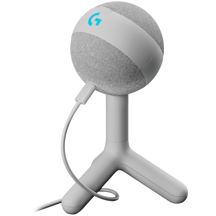 LOGITECH G Yeti Orb RGB Gaming Microphone - LIGHTSYNC - OFF WHITE - USB
