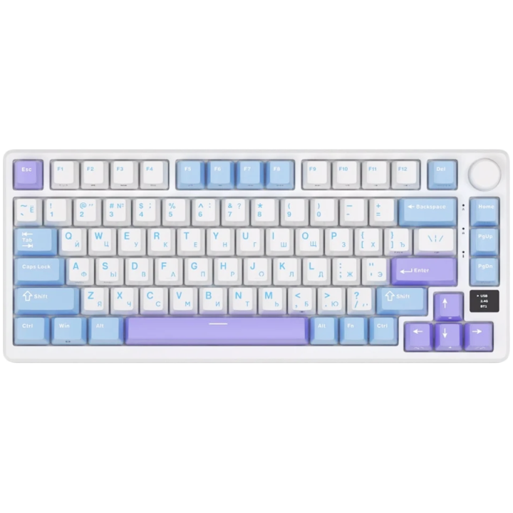 ROYAL KLUDGE RK-M75 Taro Milk Gaming Keyboard Brown switch