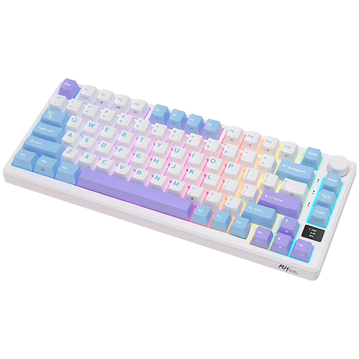 ROYAL KLUDGE RK-M75 Taro Milk Gaming Keyboard Brown switch