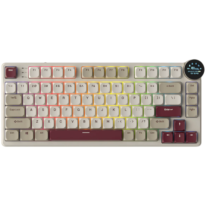 ROYAL KLUDGE RK N80 Rosy Clouds Gaming Keyboard Red switch