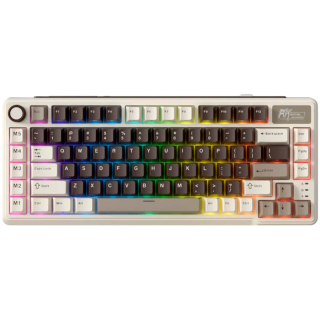 ROYAL KLUDGE RK L75 Mocha Grey Gaming Keyboard Beige switch