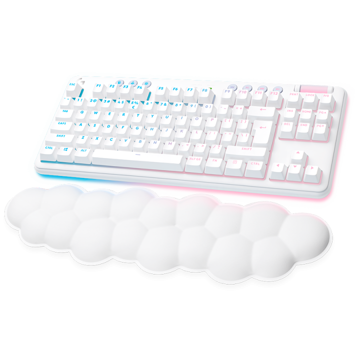 LOGITECH G715 TKL LIGHTSPEED RGB Wireless Gaming Keyboard - OFF WHITE - US INT'L - LINEAR