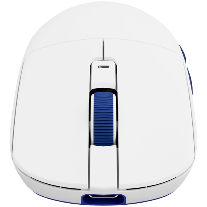ROYAL KLUDGE M30 White Blue Gaming Mouse PAW 33111K