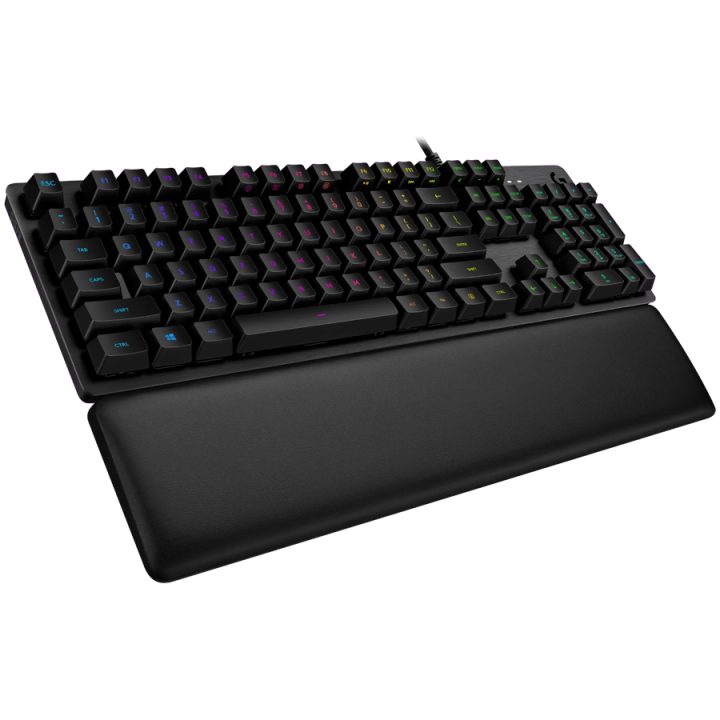 LOGITECH G513 Corded LIGHTSYNC Mechanical Gaming Keyboard - CARBON - US INT'L - USB - TACTILE