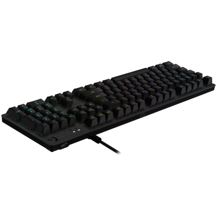 LOGITECH G513 Corded LIGHTSYNC Mechanical Gaming Keyboard - CARBON - US INT'L - USB - TACTILE