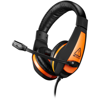 CANYON Star Raider GH-1A, Gaming headset 3.5mm jack with adjustable microphone and volume control, with 2in1 3.5mm adapter, cabl