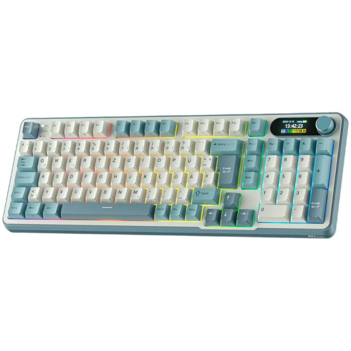 ROYAL KLUDGE RK-S98 Light Cloud Gaming Keyboard Brown switch
