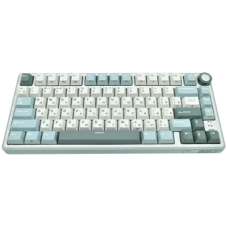 ROYAL KLUDGE R75 Sky Cyan Gaming Keyboard K silver switch