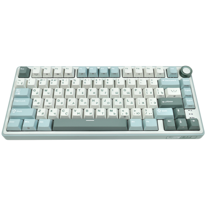 ROYAL KLUDGE R75 Sky Cyan Gaming Keyboard K silver switch