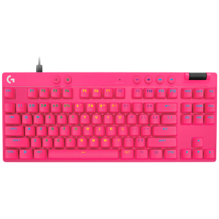 LOGITECH G PRO X TKL RAPID Gaming Keyboard - MAGENTA - US INT'L - USB - EMEA28i-935 - LINEAR