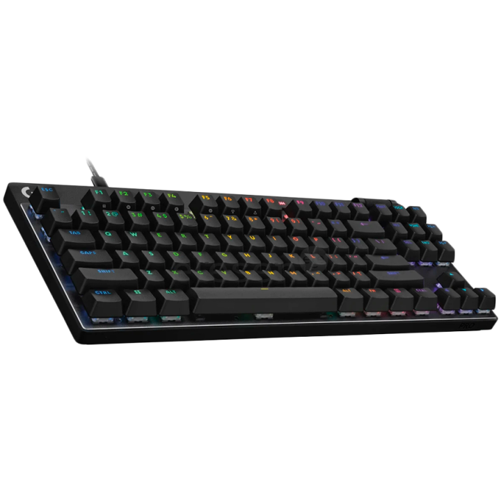 LOGITECH PRO X TKL RAPID Gaming Keyboard - BLACK - US INT'L - USB - EMEA28i-935 - LINEAR