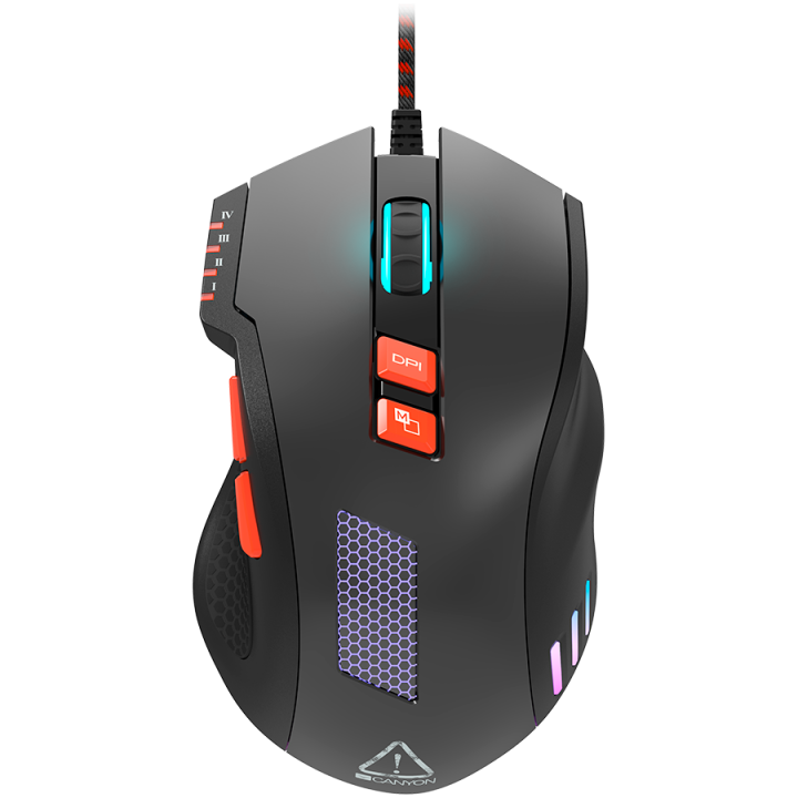 CANYON mouse Corax GM-5N RGB 8buttons Wired Black
