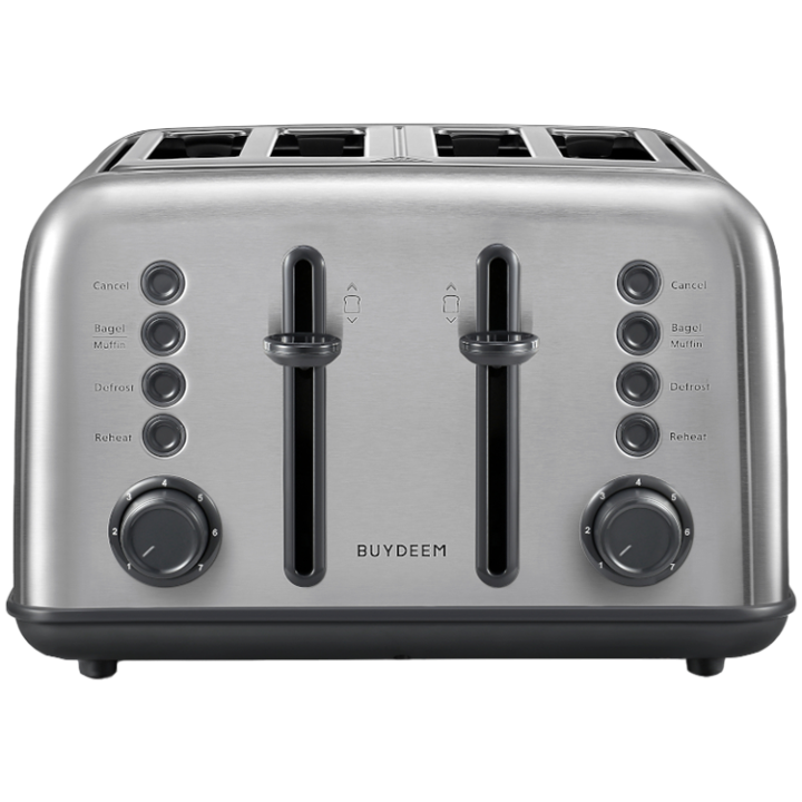 BUYDEEM 4 Slice Toaster, model DT640E, color Stainless Stell, EU